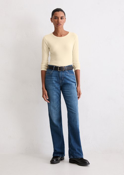 Jeans model Kiruna flared — Dark Blue