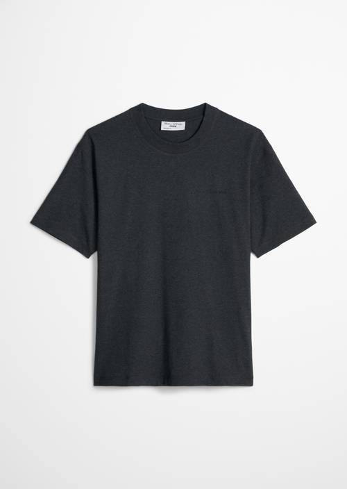 T-shirt relaxed Black en vue isolée sans mannequin