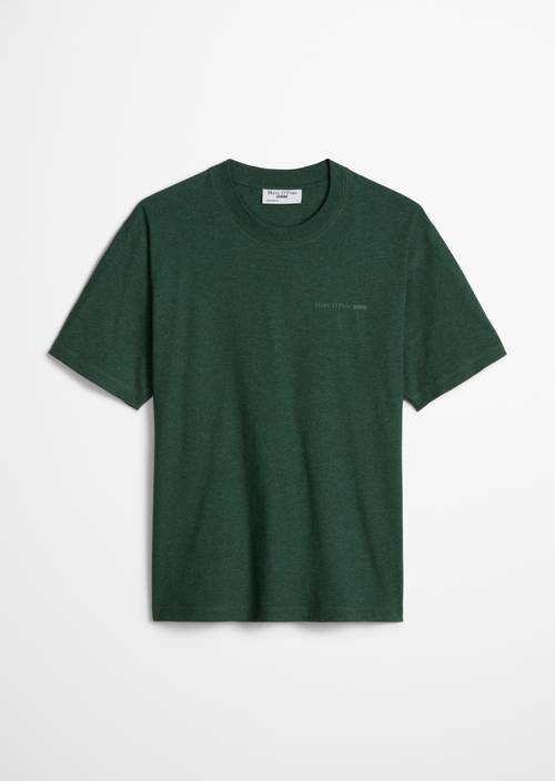 T-shirt relaxed Dark Green en vue isolée sans mannequin