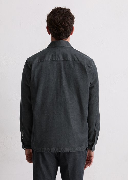 Denim overshirt — Dark Blue
