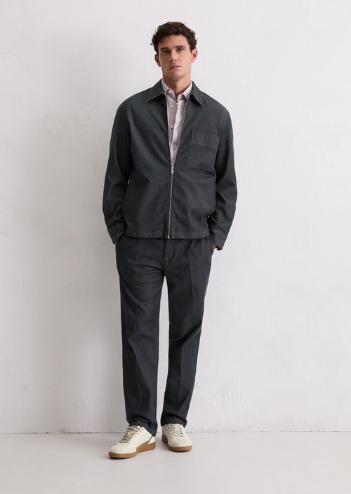 Denim overshirt — Dark Blue