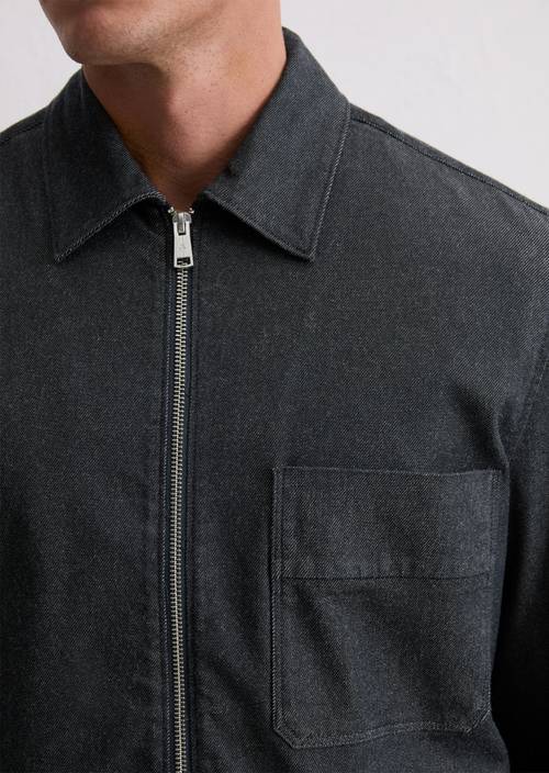 Sobrecamisa vaquera Dark Blue en vista detallada