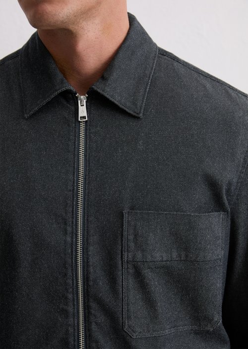 Denim overshirt — Dark Blue