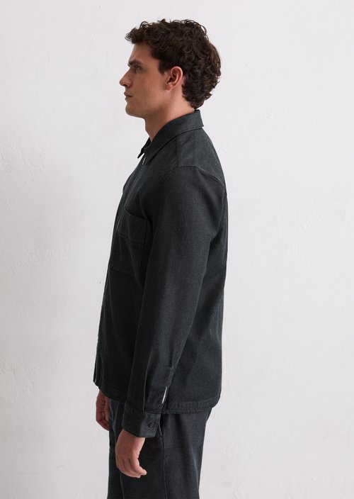 Denim overshirt — Dark Blue