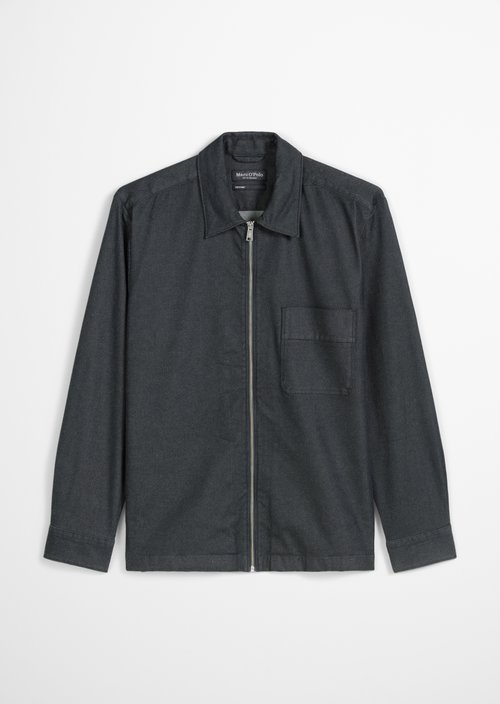 Denim overshirt — Dark Blue