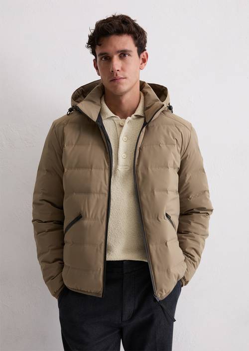 Daunenjacke MOP x Function regular Pavestone in Frontalansicht