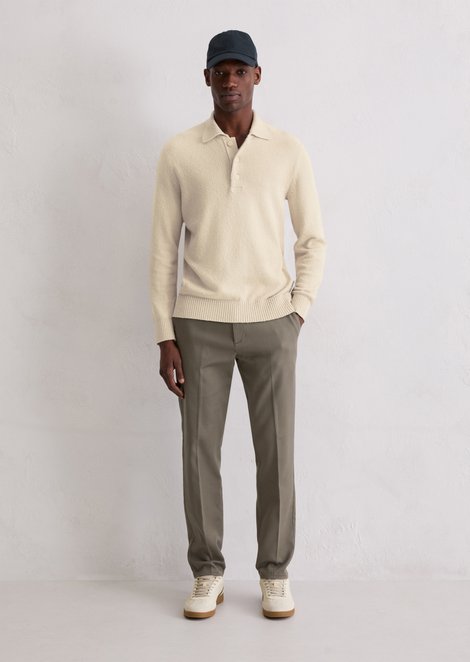 Marc O'Polo Chino model Osby taps toelopend, Heren, bruin, 29/32, 58% Katoen, 40% Lyocell, 2% Elasthaan