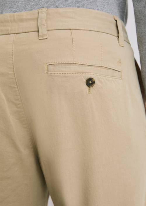 Chino model Osby taps toelopend Medium Beige 2313 in detailaanzicht