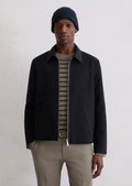 Reversible wool jacket regular made from compact double-face wool