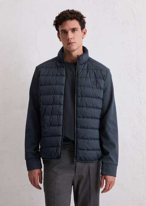 Steppjacke regular Dark Navy in Frontalansicht