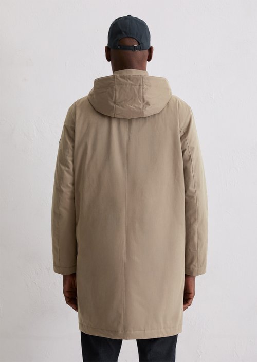 Hooded coat regular — Pavestone (alternate view)