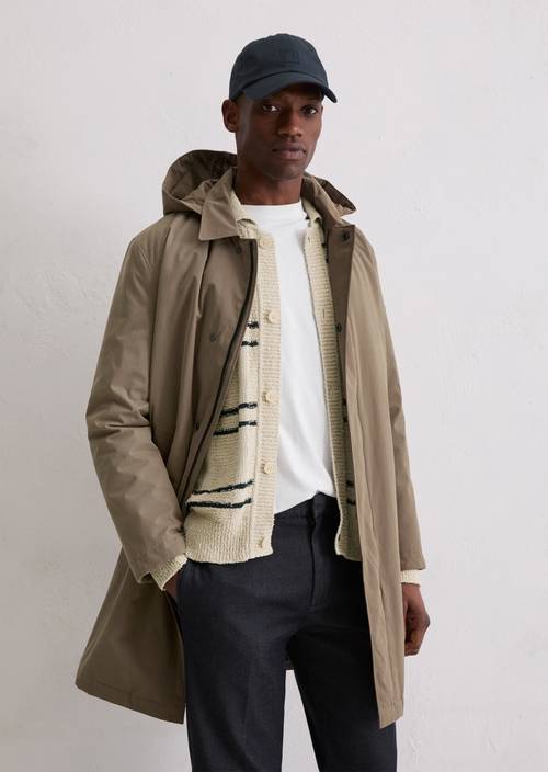 Manteau à capuche regular Pavestone en vue de face