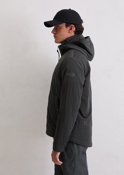 Lightly padded regular jacket — Black