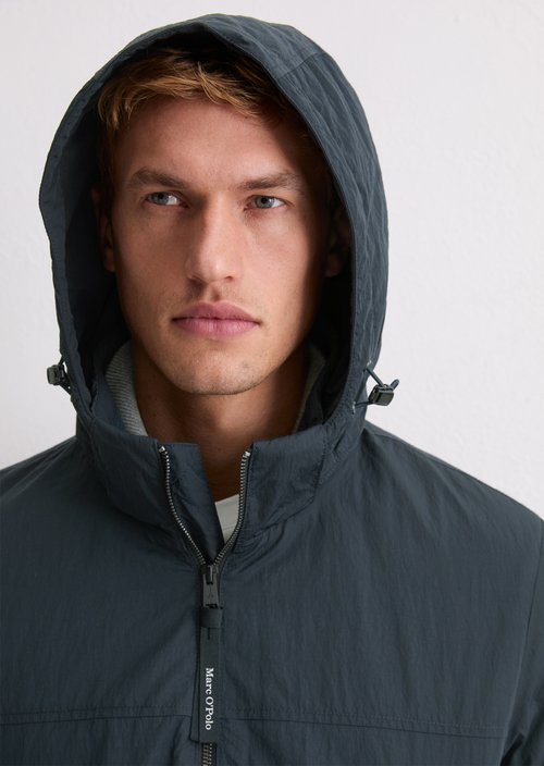 Lightly padded regular jacket — Dark Navy