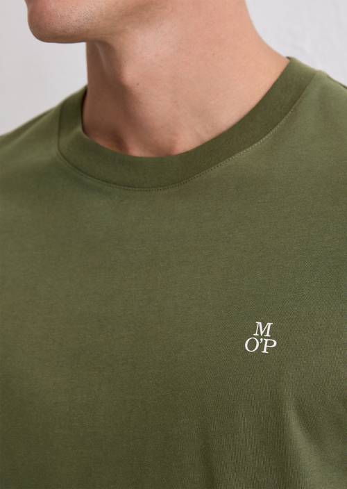 Basic regular T-shirt Dried Herb in detail view