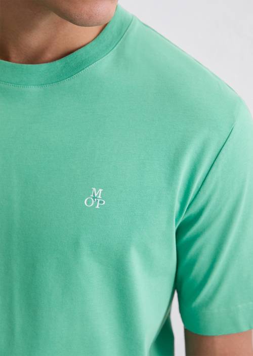 Basic regular T-shirt Botanical Green in detail view
