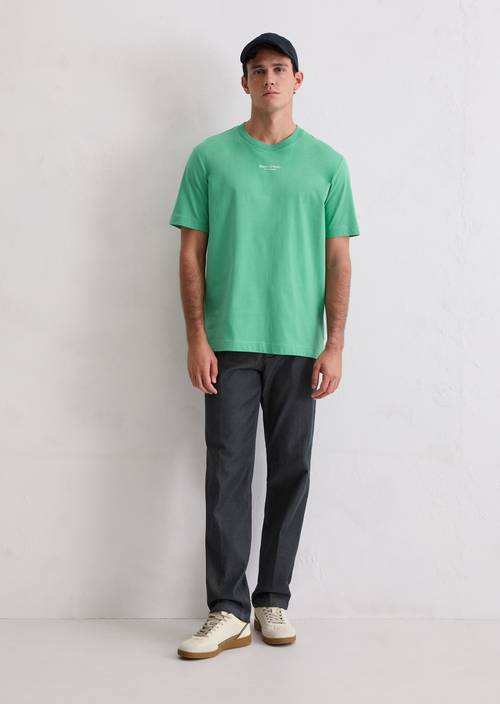 T-Shirt regular Botanical Green in Frontalansicht