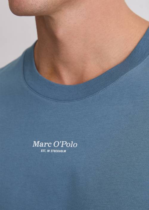 T-Shirt regular Stormy Blue in Detailansicht