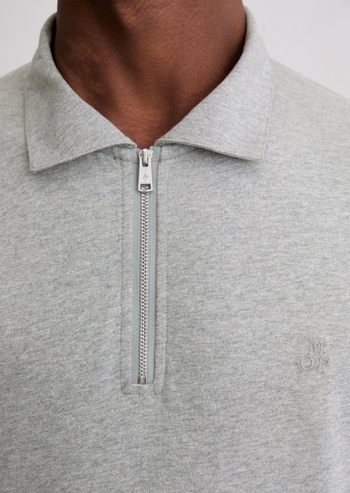 DfC polo shirt jersey regular — Cloudy Grey Melange