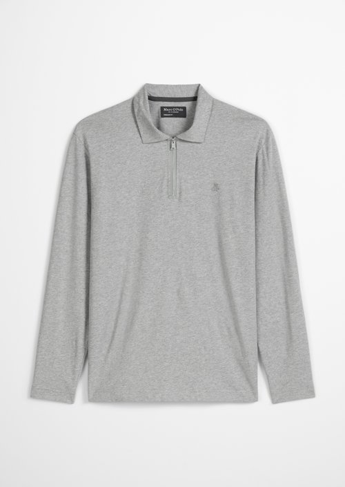 DfC polo shirt jersey regular — Cloudy Grey Melange