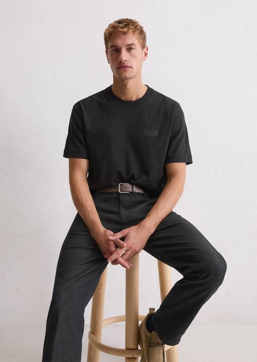 DfC T-Shirt relaxed Black in Frontalansicht