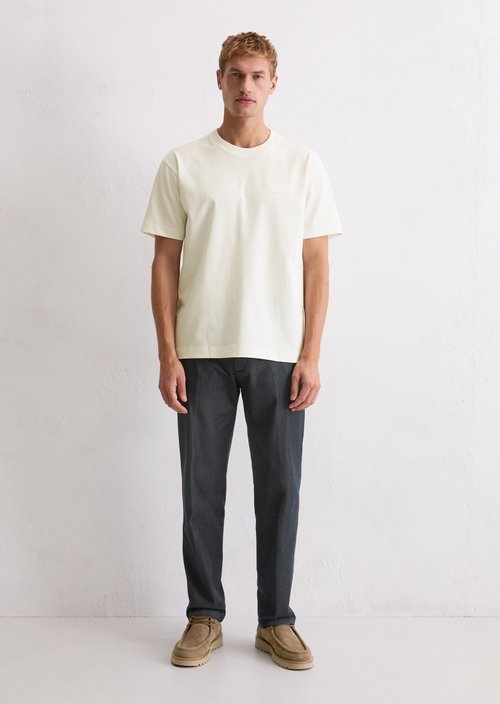 DfC T-Shirt relaxed — Silky White