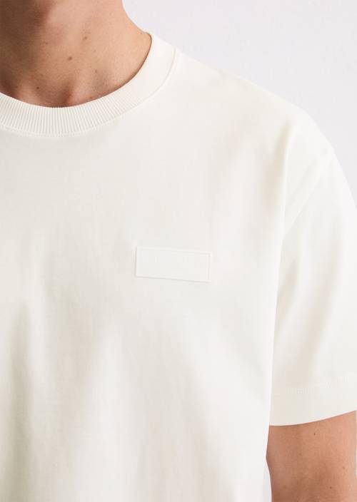 DfC T-Shirt relaxed Silky White in Detailansicht