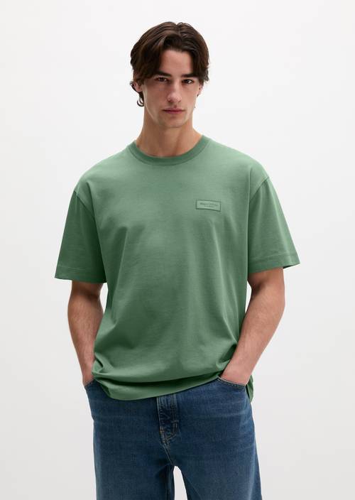 Relaxed-fit T-shirt Green Bamboo in front view