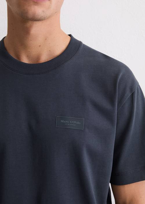 DfC T-Shirt relaxed Dark Navy in Detailansicht