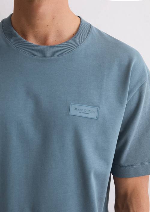 DfC T-Shirt relaxed Stormy Blue in Detailansicht