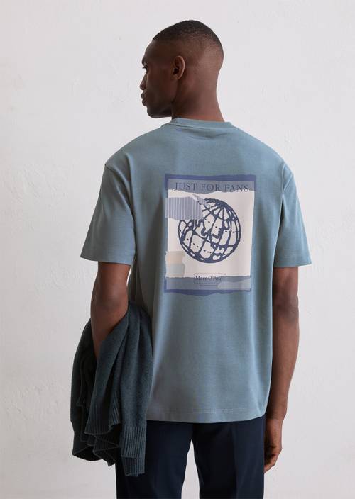 DfC T-shirt relaxed Stormy Blue in vooraanzicht