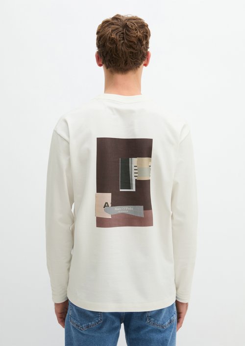 Relaxed longsleeve — Silky White
