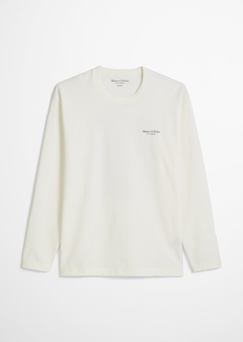 Relaxed longsleeve — Silky White