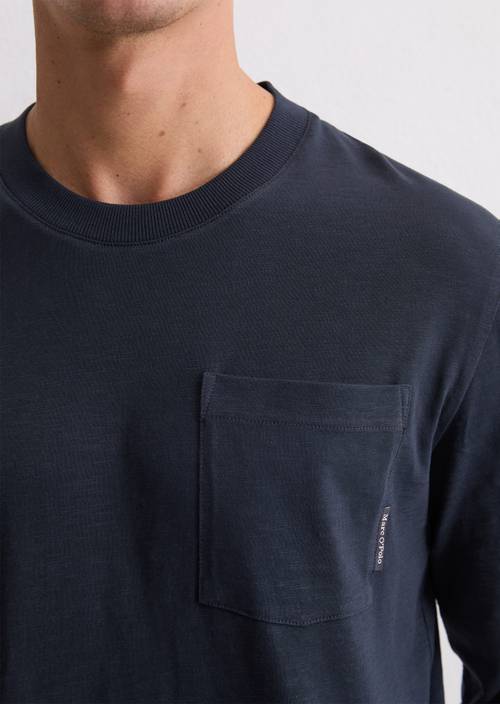 DfC Longsleeve regular Dark Navy en vista detallada