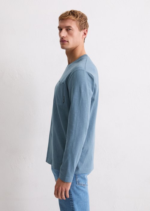 DfC Longsleeve regular — Stormy Blue