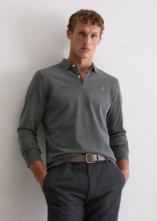 Longsleeve regular Light Graphite in Frontalansicht