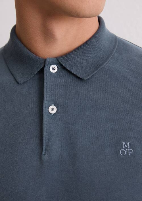 Longsleeve regular Dark Navy in Detailansicht