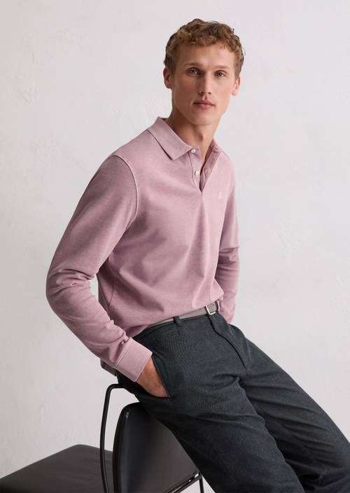 Longsleeve regular Violet Mauve in Frontalansicht