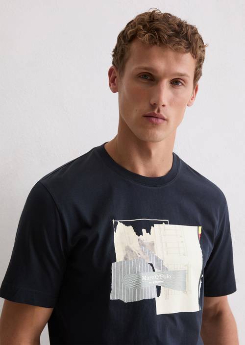 T-shirt regular Dark Navy in front view