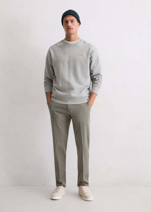 DfC Sweatshirt relaxed — Cloudy Grey Melange