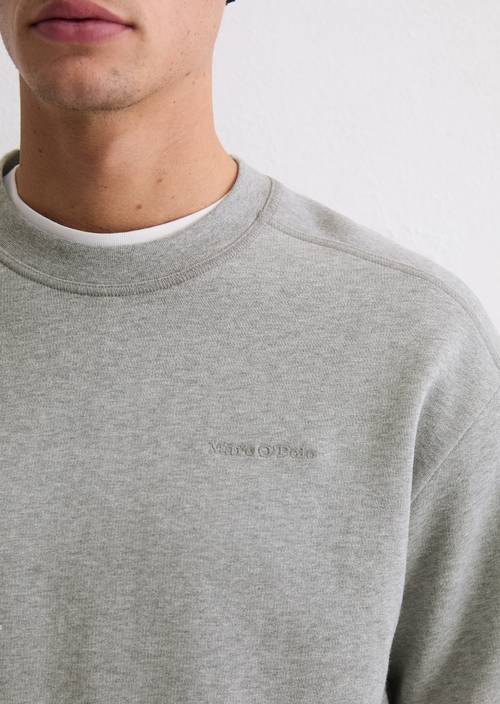 DfC Sweatshirt relaxed Cloudy Grey Melange in Detailansicht