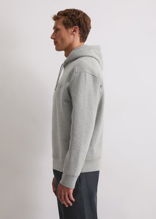 DfC Hoodie relaxed — Cloudy Grey Melange