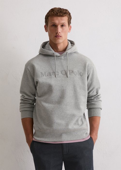 DfC Hoodie relaxed — Cloudy Grey Melange