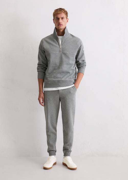 DfC Jerseypants regular Cloudy Grey Melange in front view