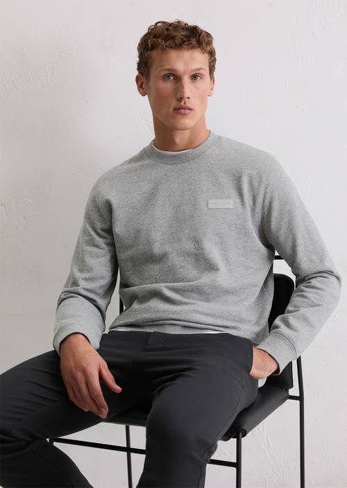 DfC Sweatshirt regular Cloudy Grey Melange in front view