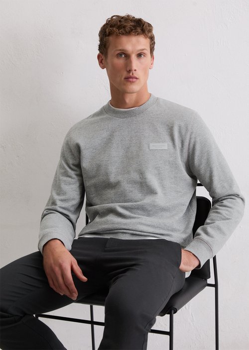 DfC Sweatshirt regular — Cloudy Grey Melange