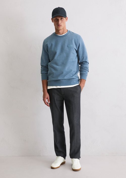 DfC Sweatshirt regular — Stormy Blue