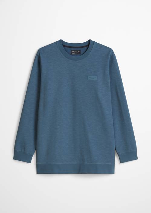DfC Sweatshirt regular Stormy Blue in freigestellter Ansicht ohne Model