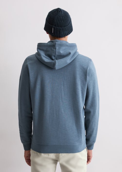 DfC hooded sweat jacket regular — Stormy Blue
