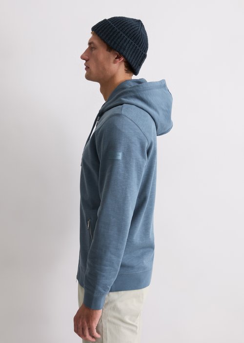 DfC hooded sweat jacket regular — Stormy Blue